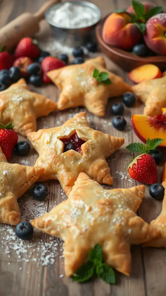 star shaped hand pies