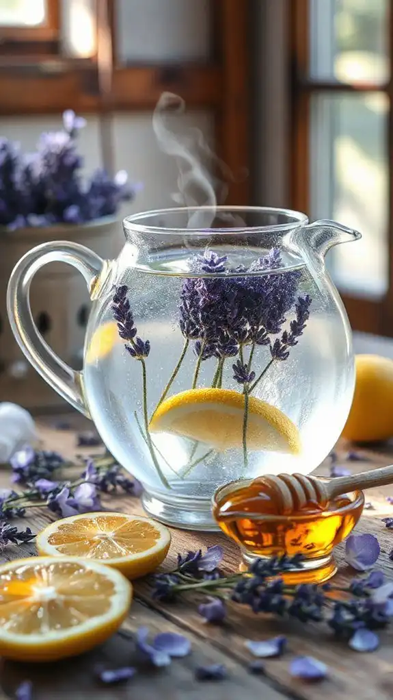 steep lavender for minutes
