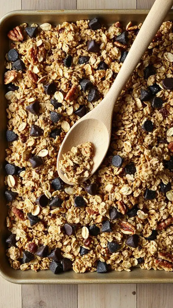 stir granola halfway through