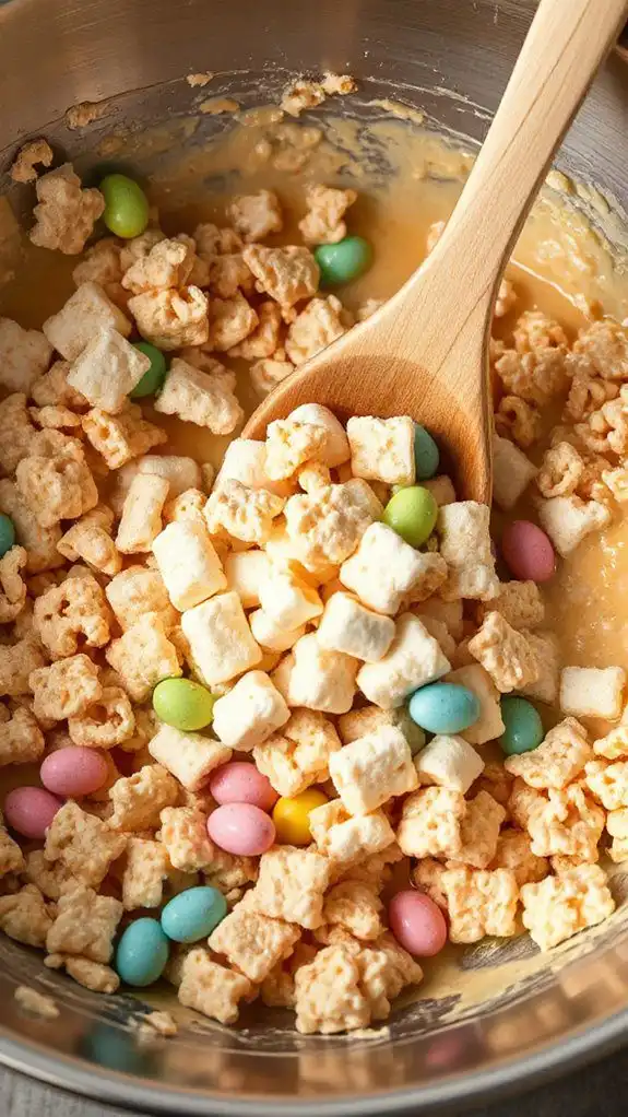 stir in superior rice krispies