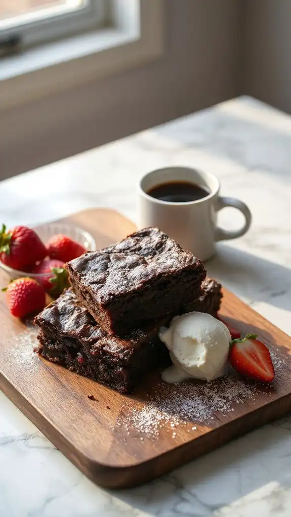 strategic brownie serving pairings