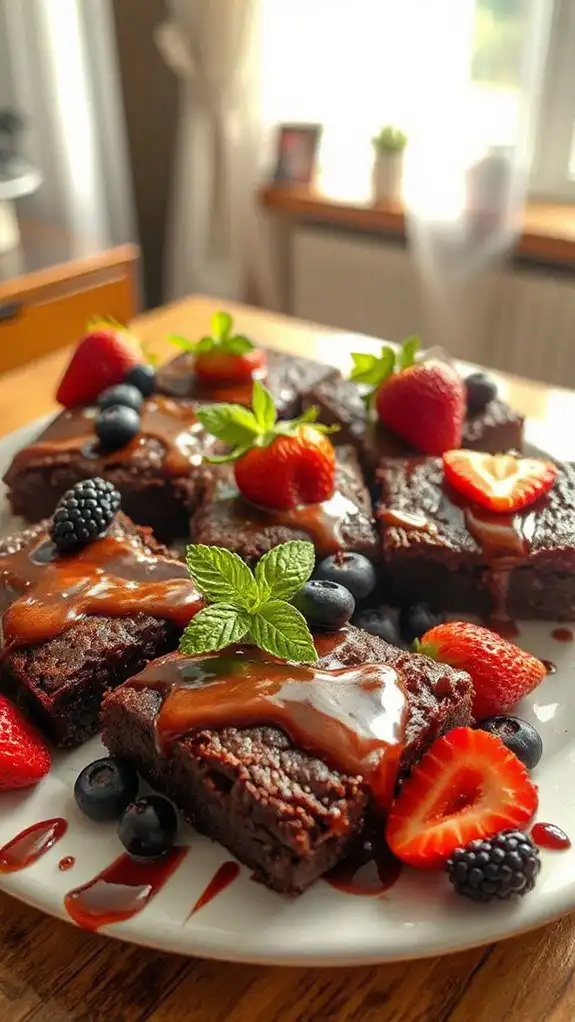 strawberry balsamic glazed brownies recipe