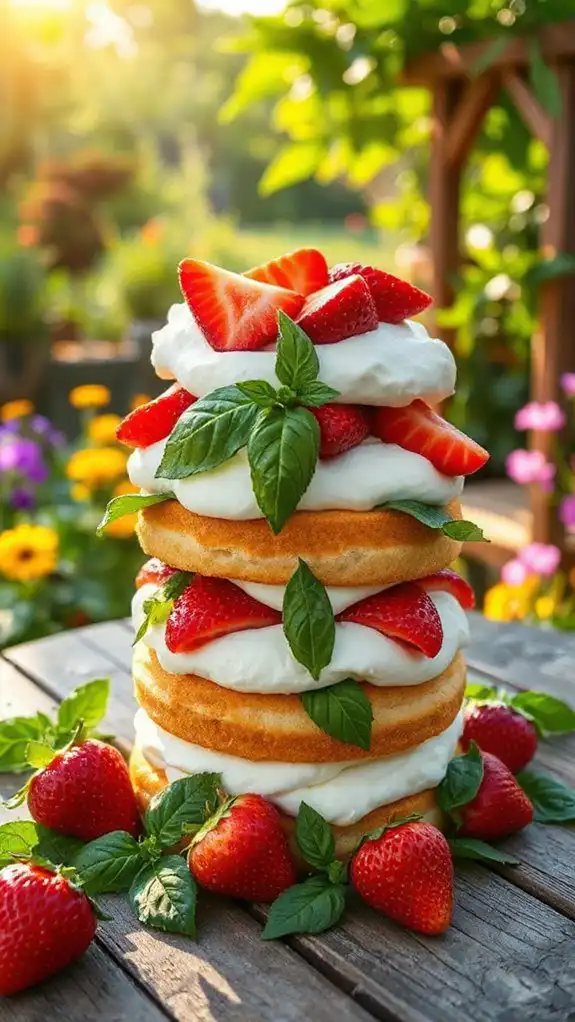 strawberry basil dessert delight strawberry basil dessert delight