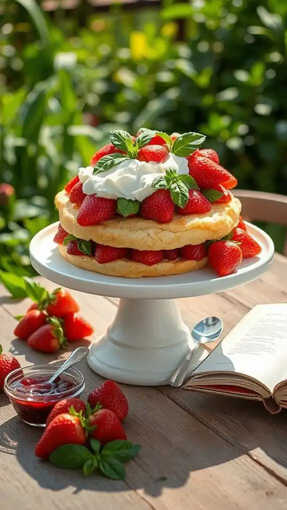 strawberry basil dessert delight