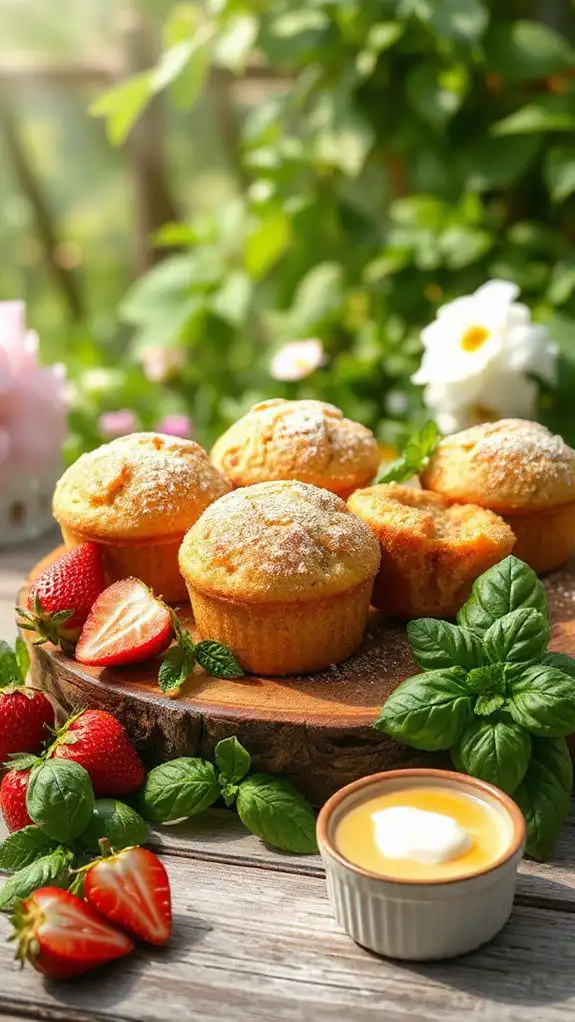 strawberry basil muffin recipe strawberry basil muffin recipe