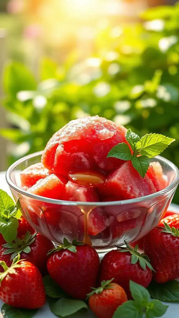 strawberry basil sorbet recipe strawberry basil sorbet recipe