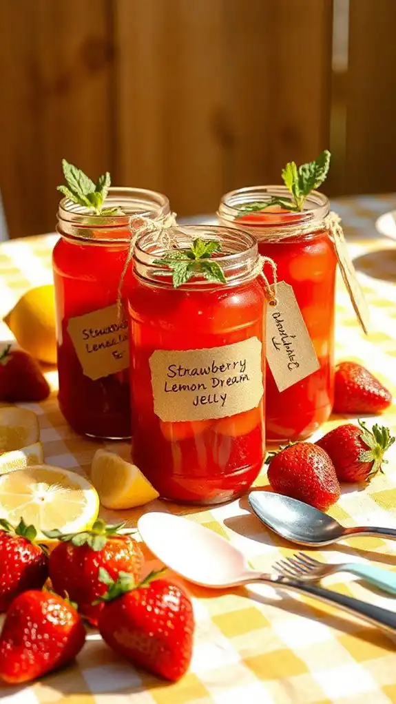 strawberry lemon jelly recipe