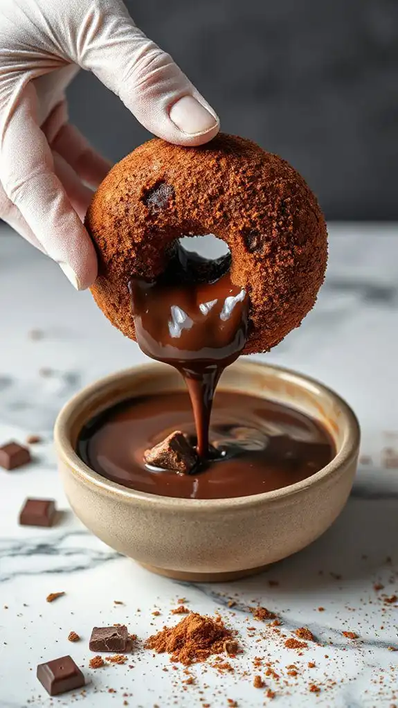 strawberry nut chocolate dipping