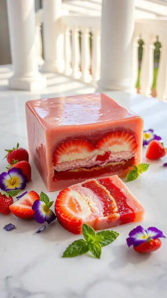 strawberry rhubarb summer delight