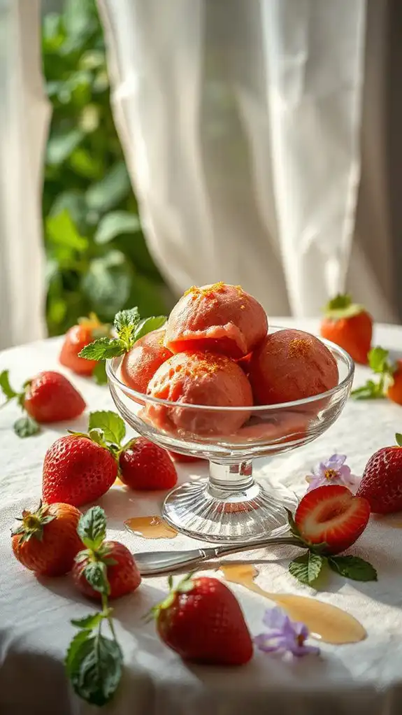 strawberry saffron frozen delight strawberry saffron frozen delight