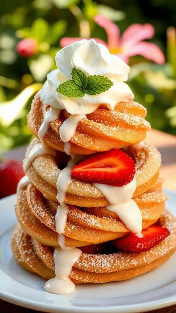strawberry shortcake churros recipe