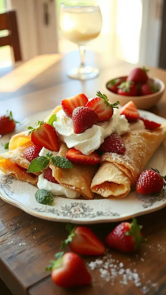 strawberry shortcake crepes recipe