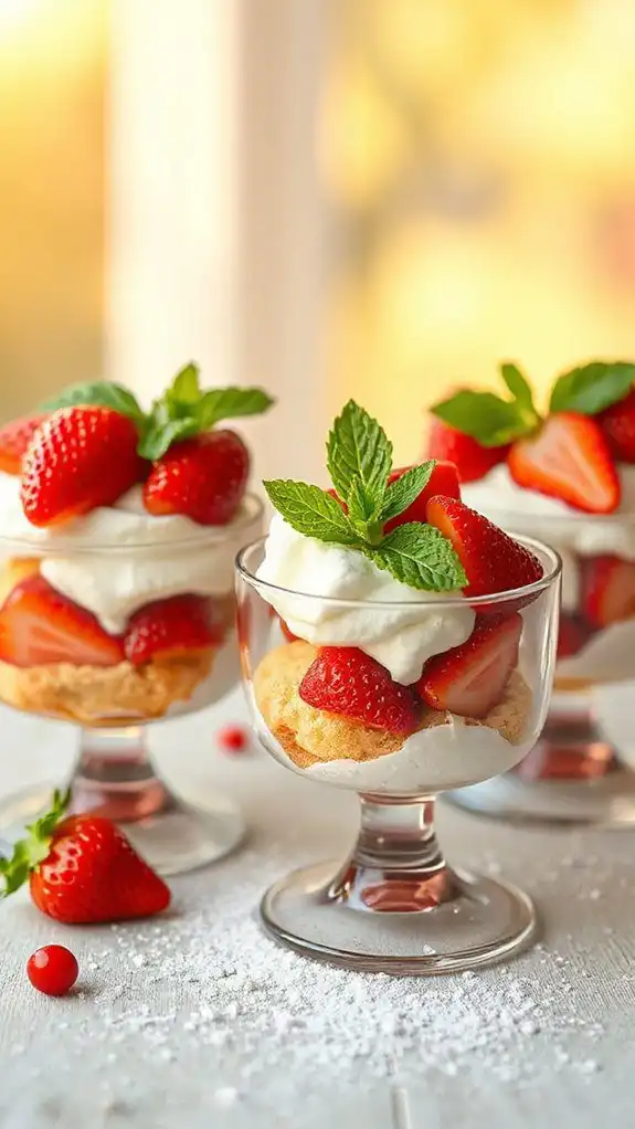 strawberry shortcake dessert cups strawberry shortcake dessert cups