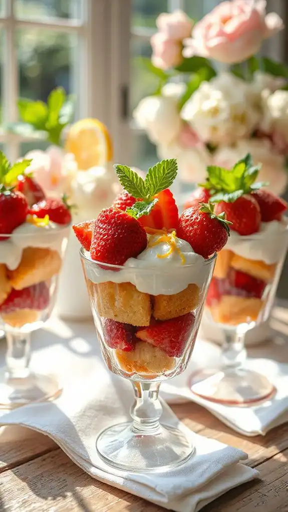 strawberry shortcake layered dessert