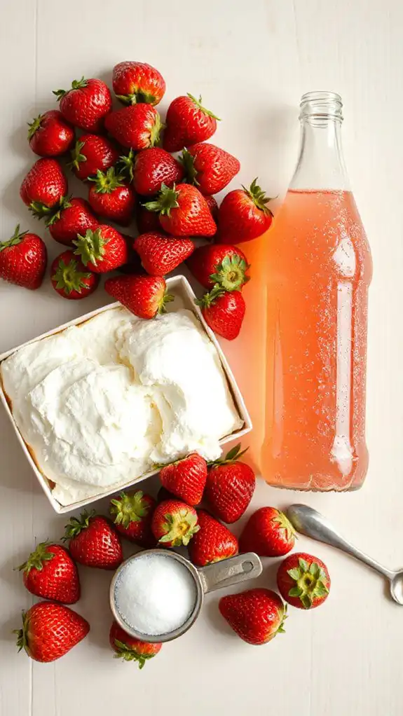 strawberry soda cake essentials