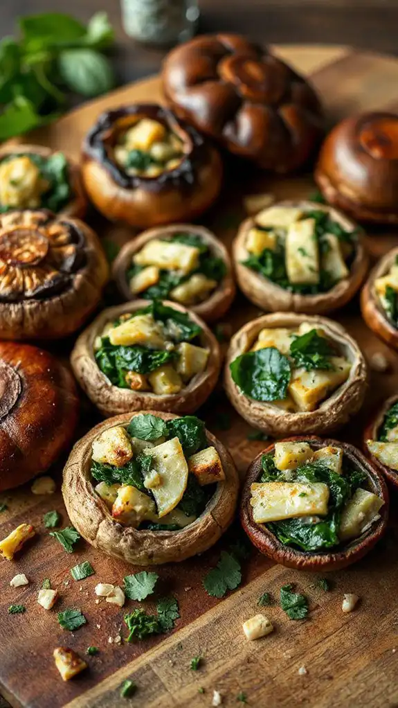 stuffed mushroom recipe ideas