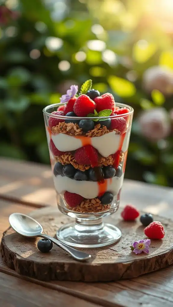 summer berry yogurt parfait