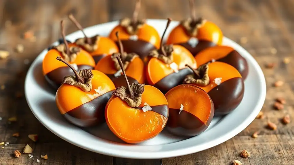 summer desserts with persimmons