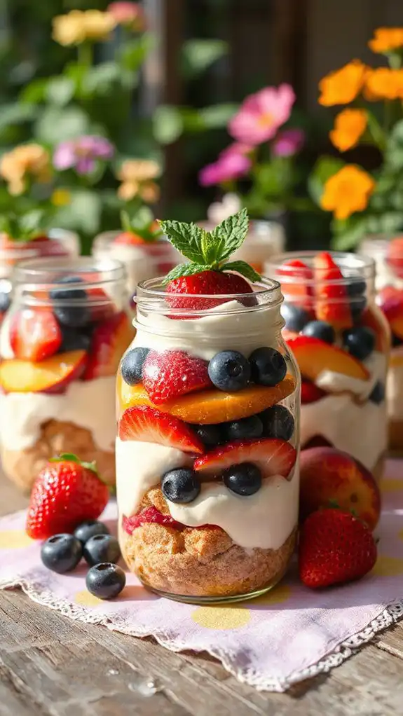 summer fruit dessert delight