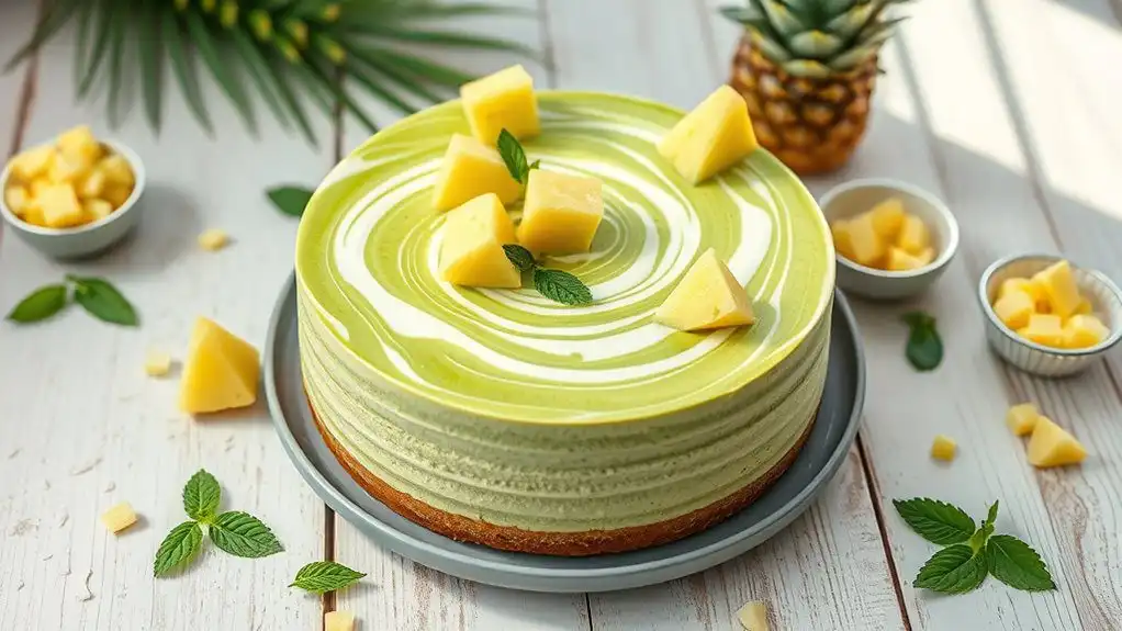 summer matcha cheesecake delights