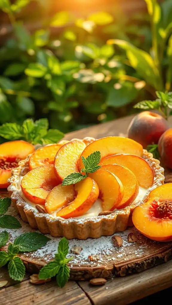 summer peach tart delight summer peach tart delight