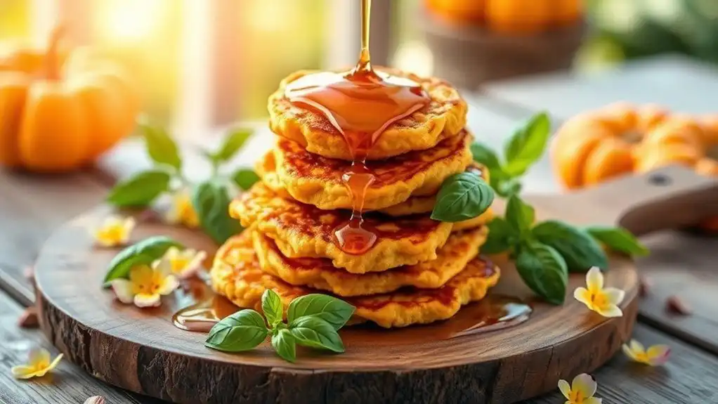 summer pumpkin blossom desserts
