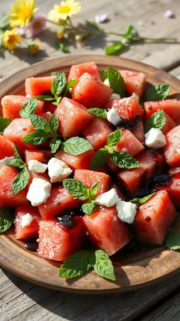 summer salad sweet and salty