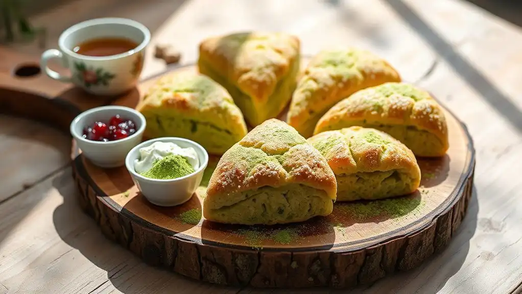 summer scone desserts selection