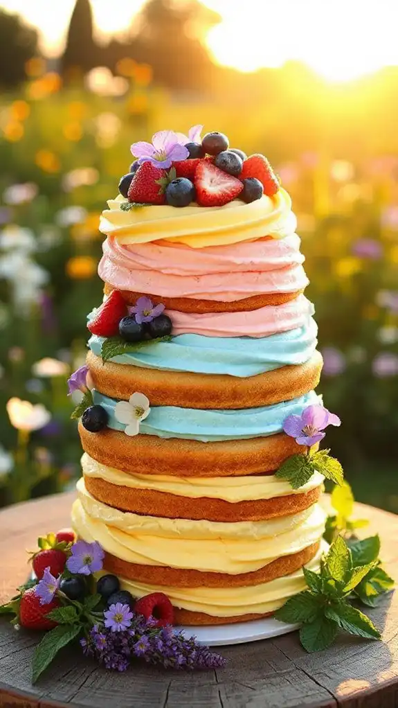 summer solstice celebration cake
