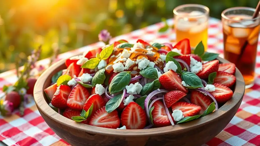 summer strawberry basil delights
