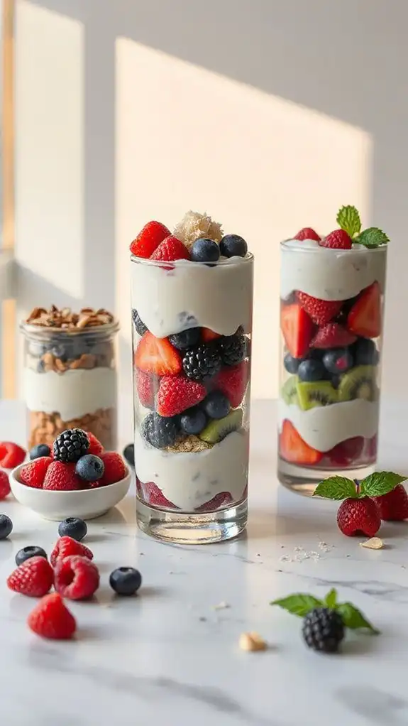 superfood vegan parfait variations
