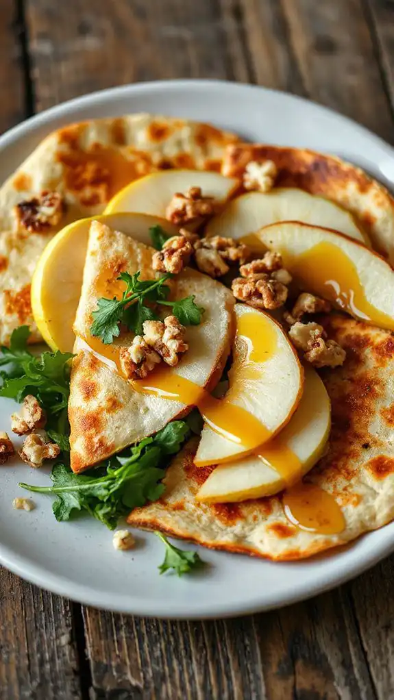 sweet and savory quesadillas