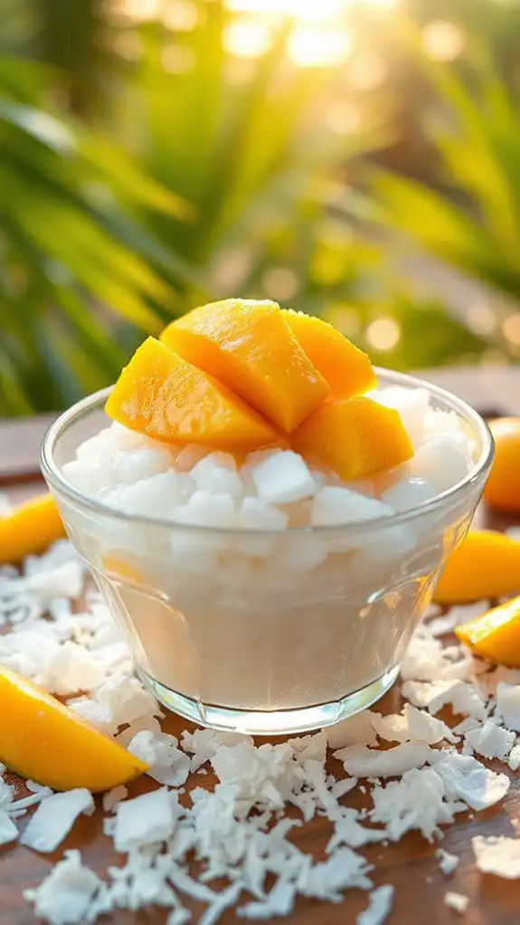 sweet coconut mango delight