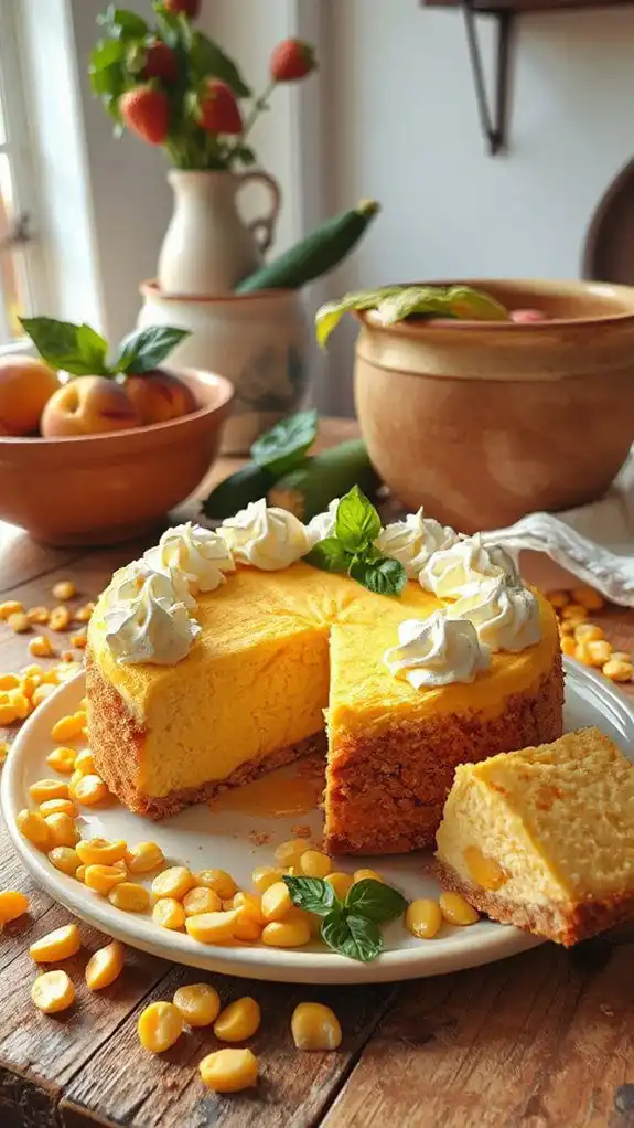 sweet corn cheesecake delight