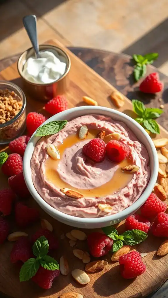 sweet creamy dessert dip