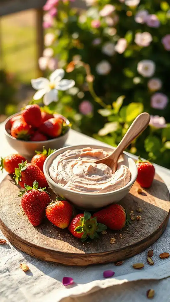 sweet creamy healthy dip