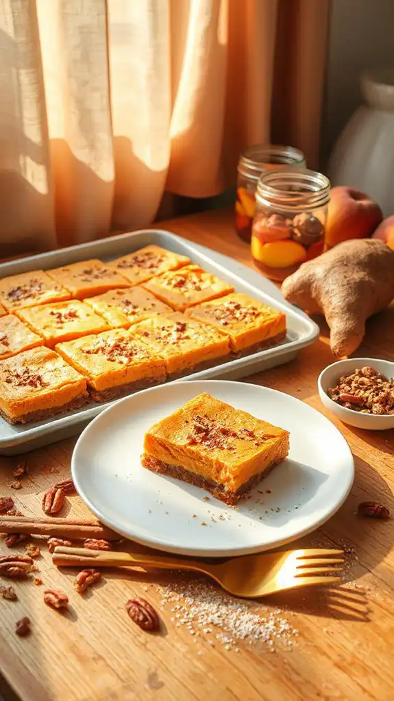 sweet potato cheesecake bars