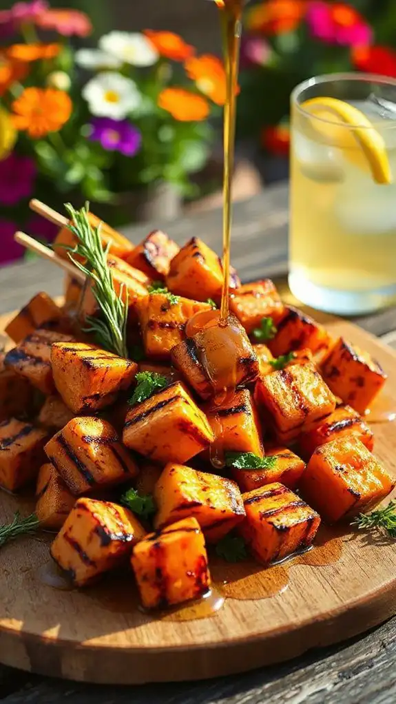 sweet potato skewers recipe