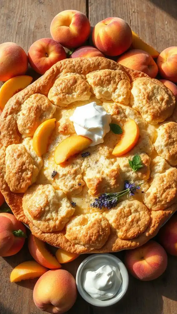 sweet summer peach dessert sweet summer peach dessert