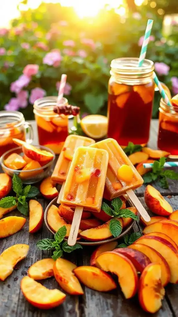 sweet tea peach delight