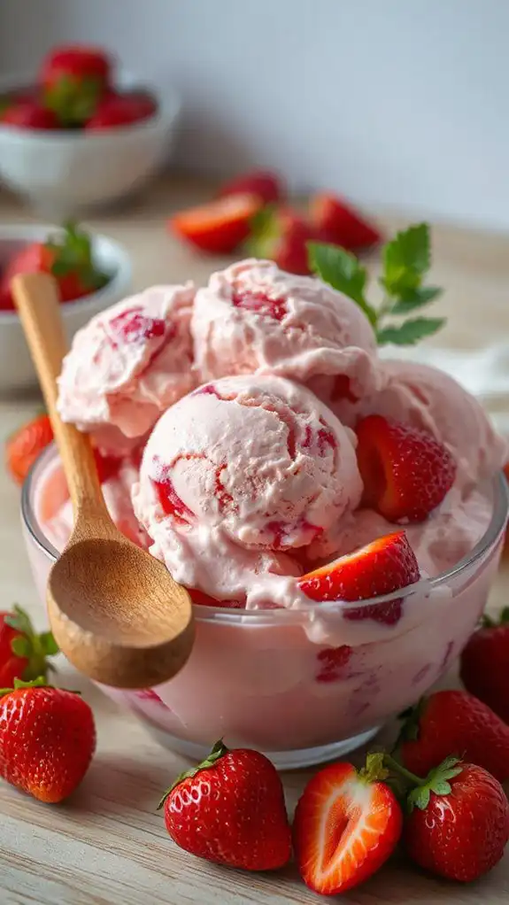 swirled strawberry chunk innovation