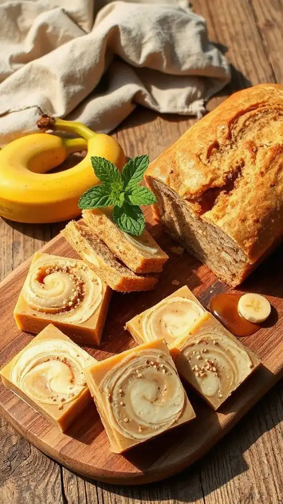 tahini infused banana bread recipe