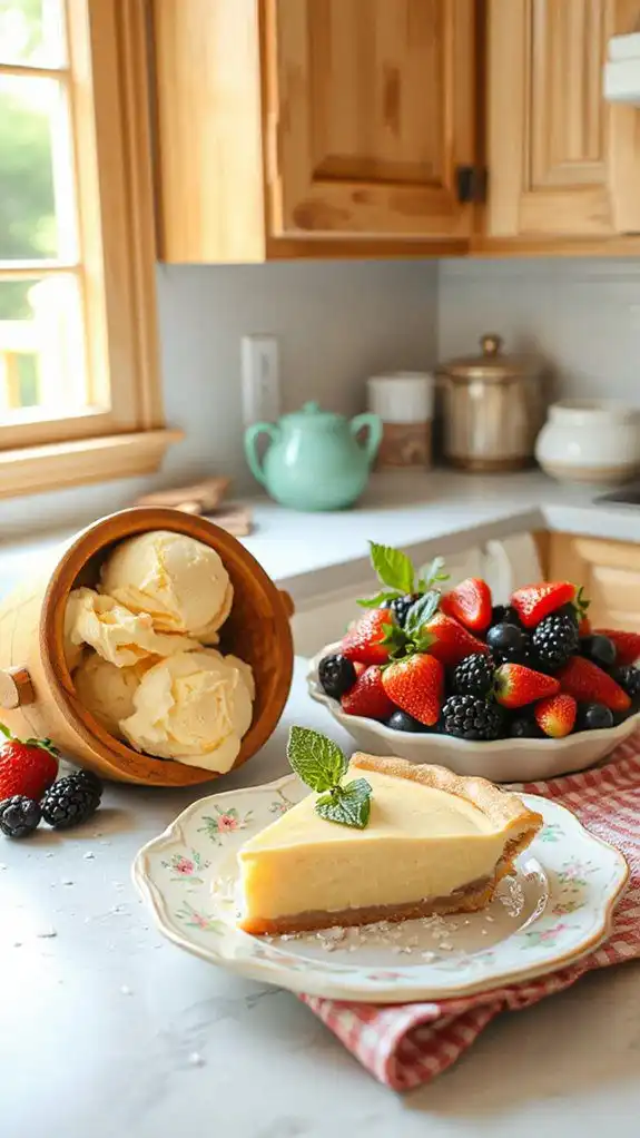 tangy homemade buttermilk ice cream