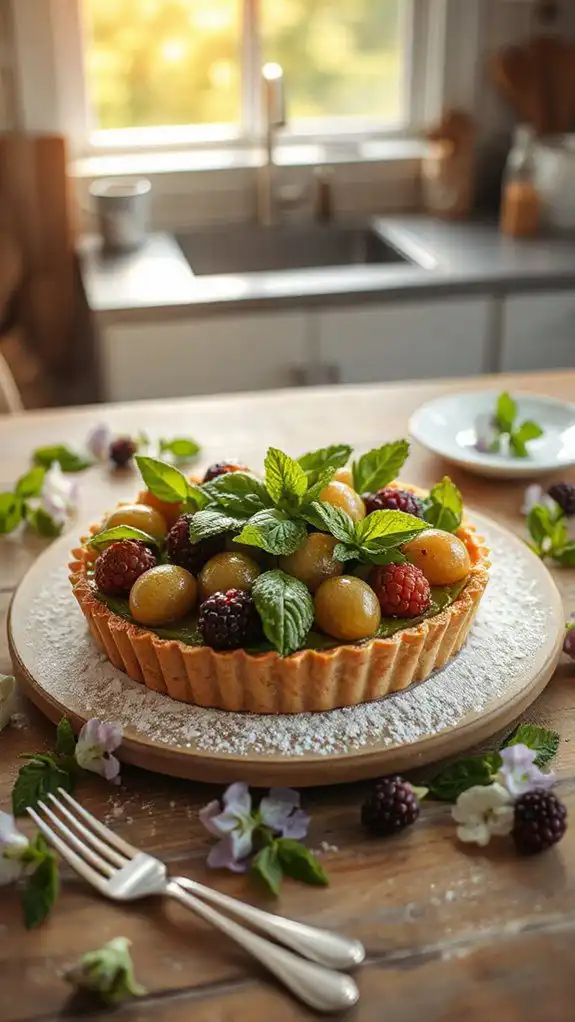 tangy minty summer dessert