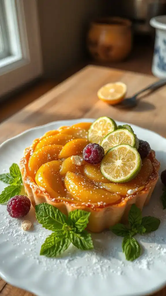 tangy tart with almond crust tangy tart with almond crust