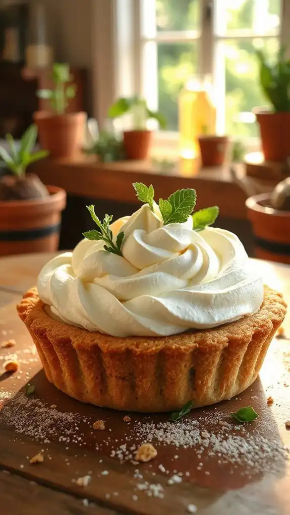 tarragon infused lemon meringue pie