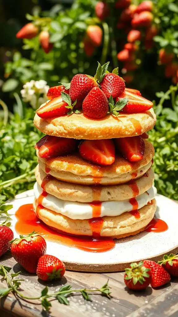 tarragon strawberry shortcake delight