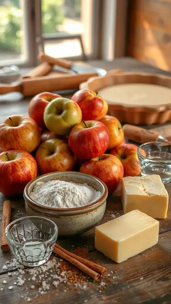 tart apples flaky crust
