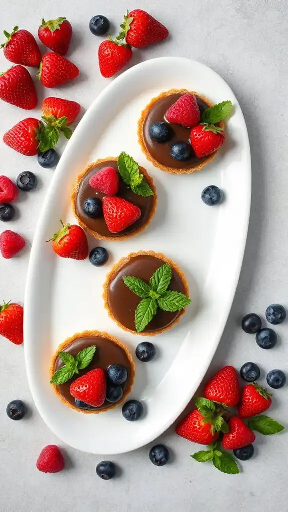 tart berries enhance contrast