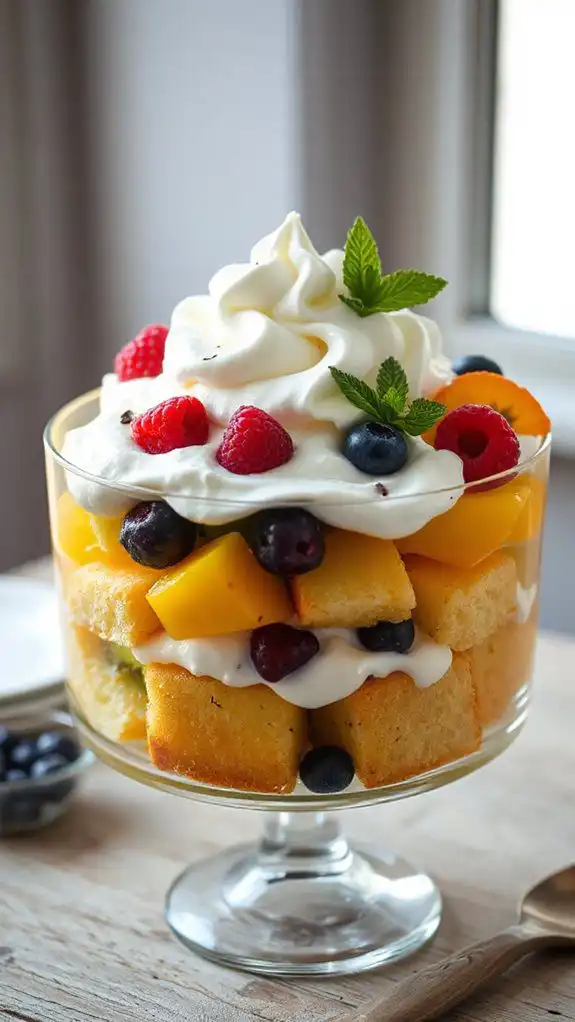 tart creamy summer dessert